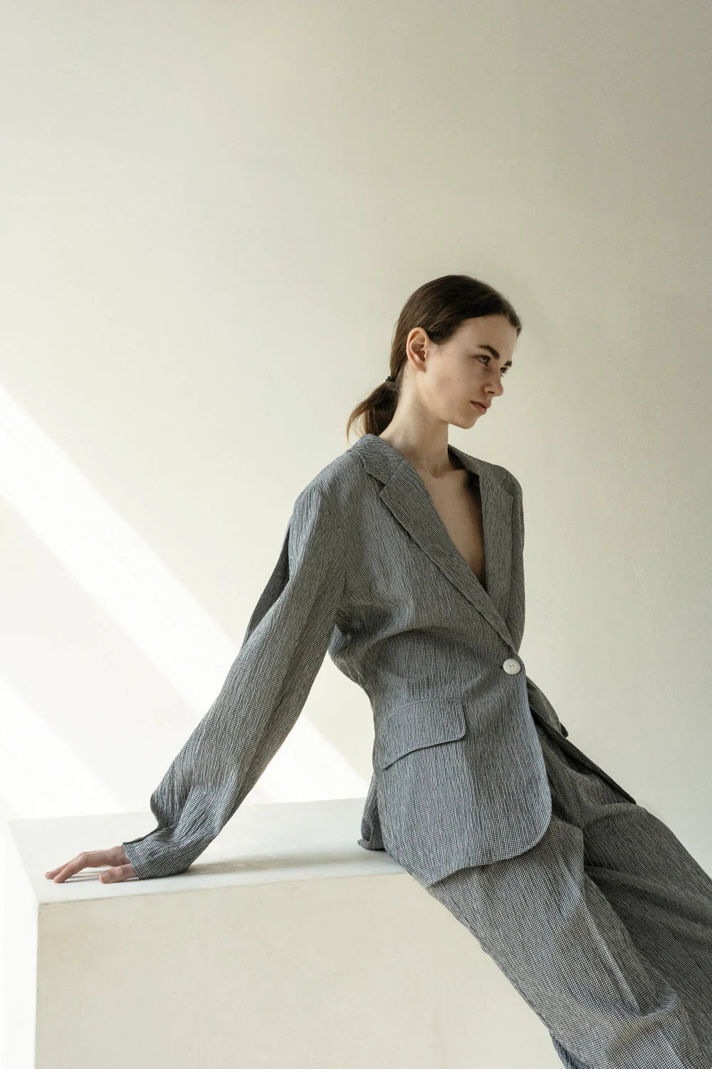 AP011 - Gentlewoman Micro Vichy Suit - Image 2