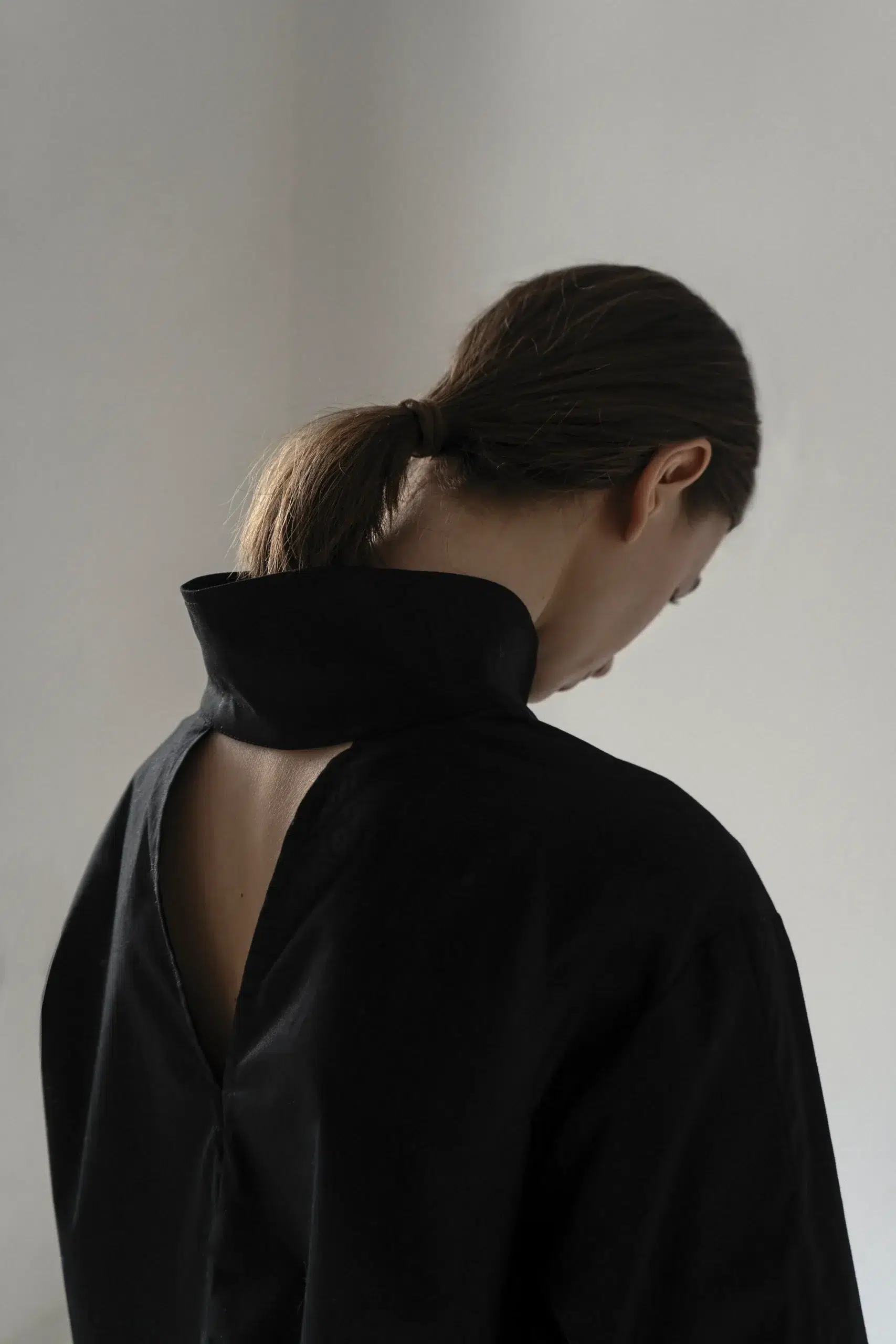AP001 - Black Deconstructed Shirt - Image 5