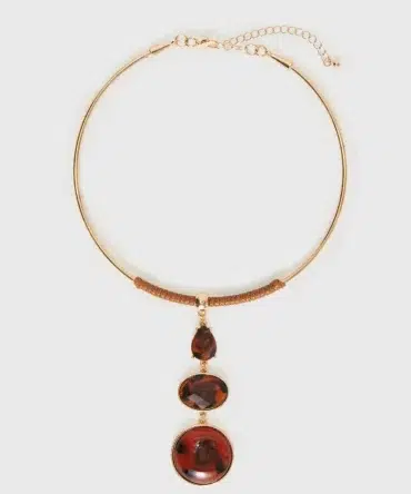 JW010 - Judah Vintage Pendant Necklace Gold