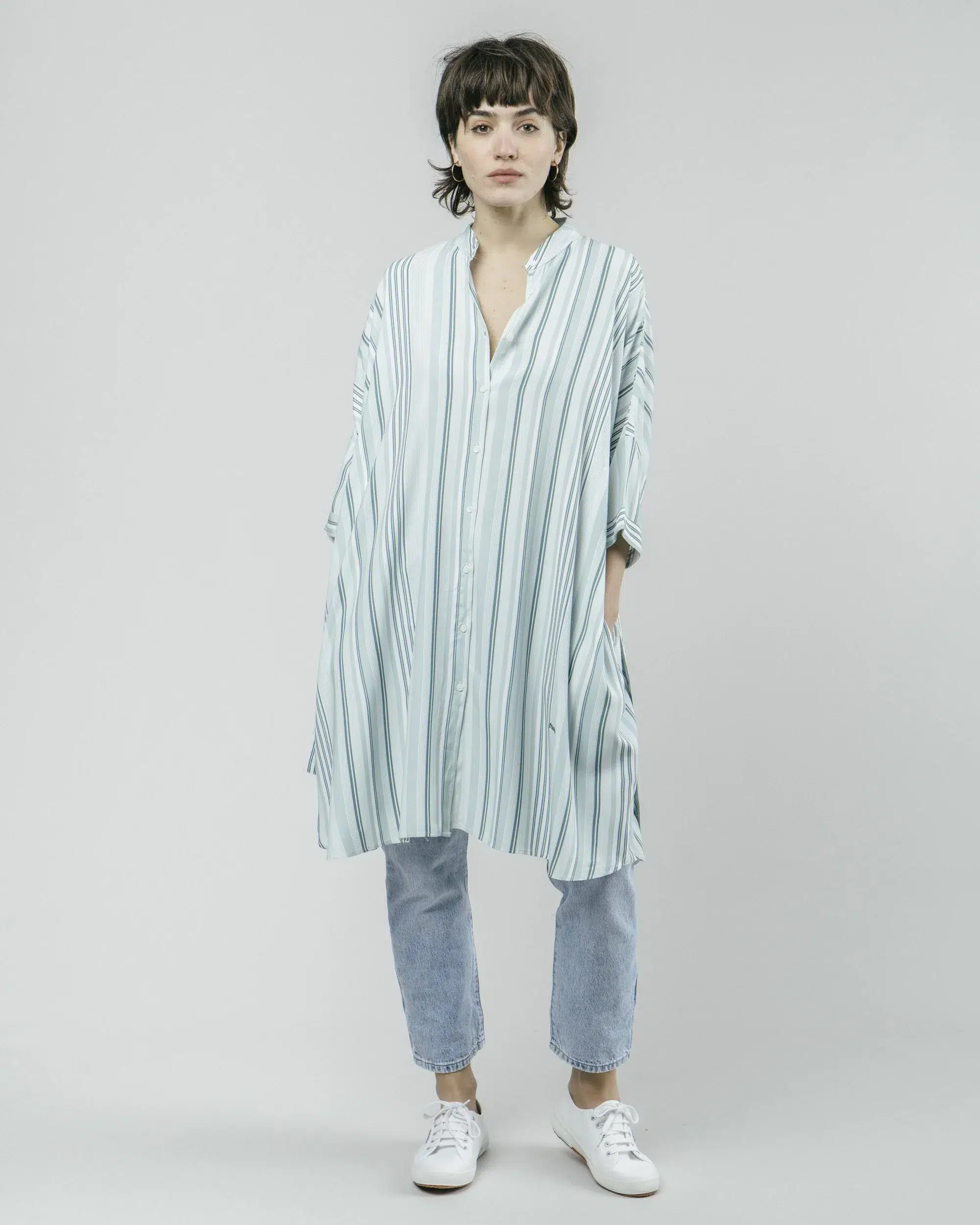 AP013 - Aqua Promenade Oversized Dress - Image 4